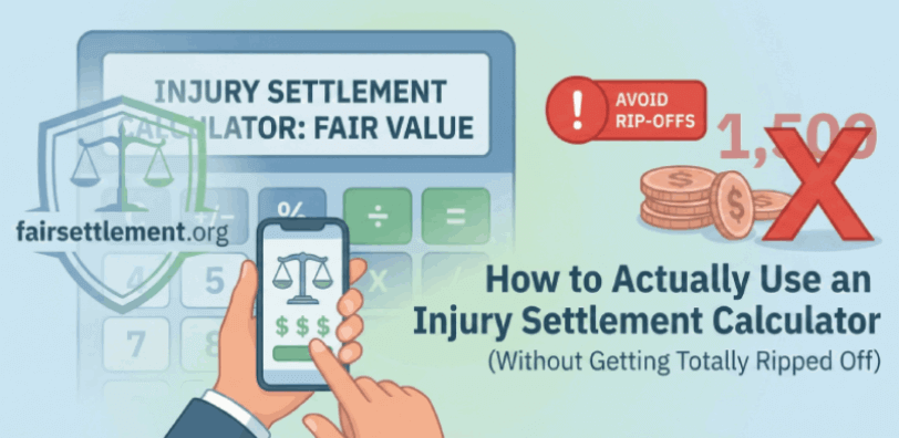Injury settlement calculator guide - how to calculate your personal injury claim value